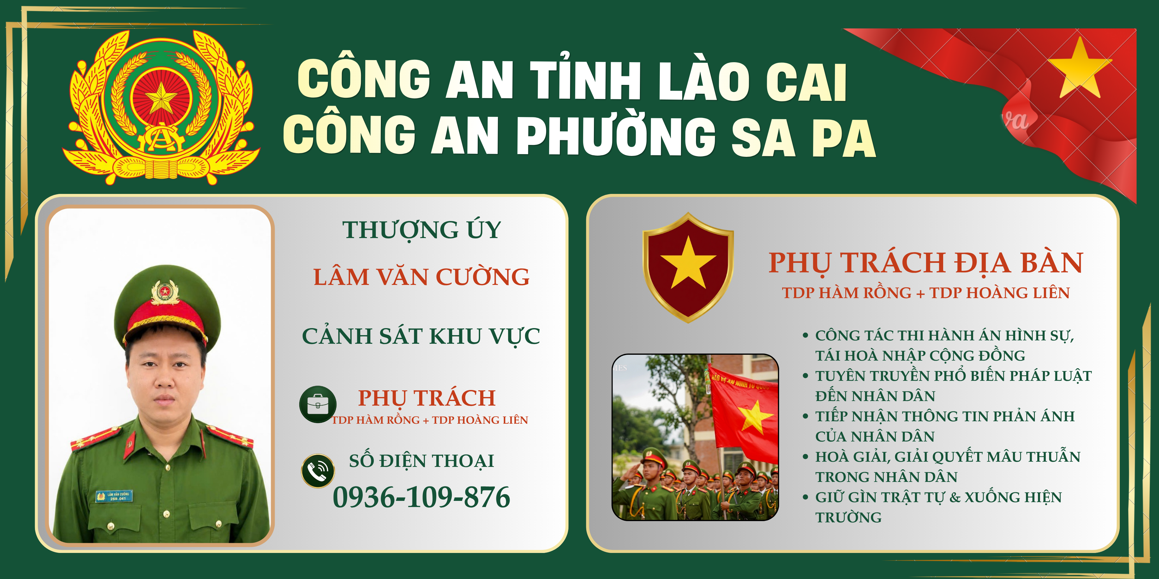 Area police — Call 0936.109.876